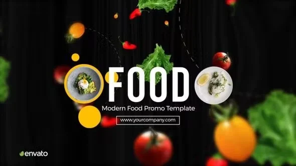 پروژه افتر افکت تیزر تبلیغ غذا و فست فود