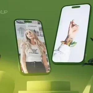 استوری موشن موکاپ آیفون ۱۴برای افترافکت