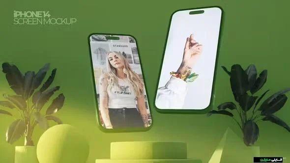 استوری موشن موکاپ آیفون ۱۴برای افترافکت
