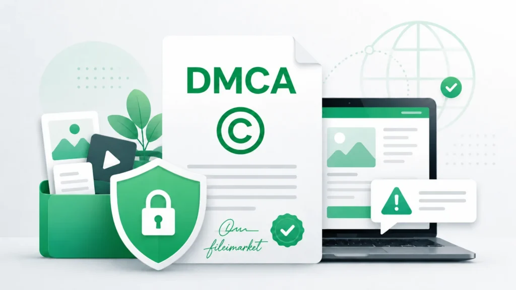 تصویر شاخص صفحه DMCA – حقوق کپی رایت – درخواست لغو انتشار