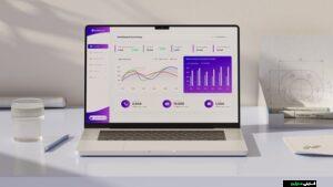 فایل لایه باز موکاپ متحرک لپ تاپ برای افتر افکت